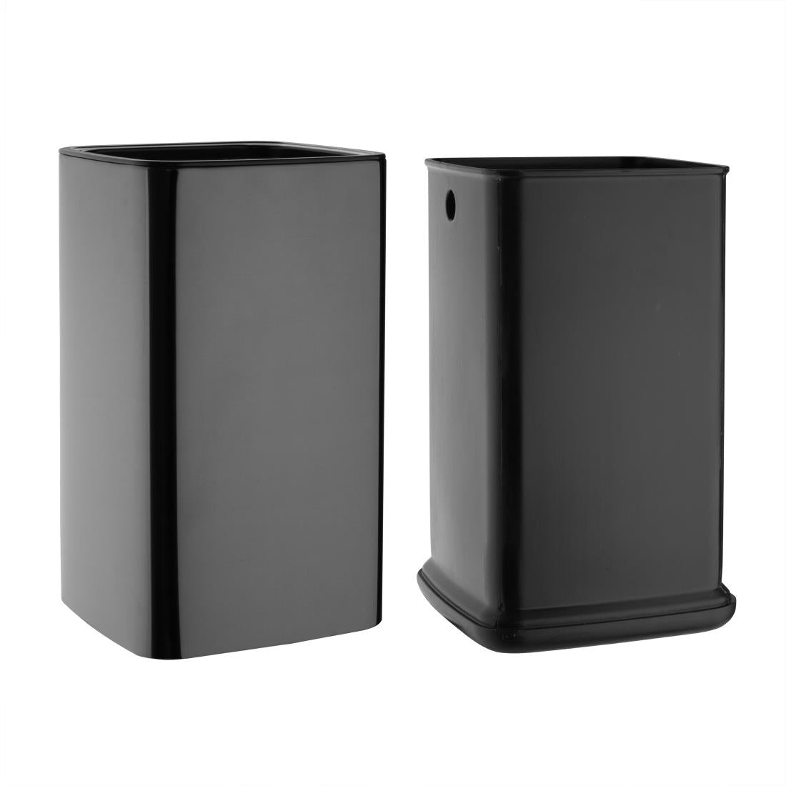 HX259 Bolero Vierkante Afvalbak Titanium Zwart 7Ltr