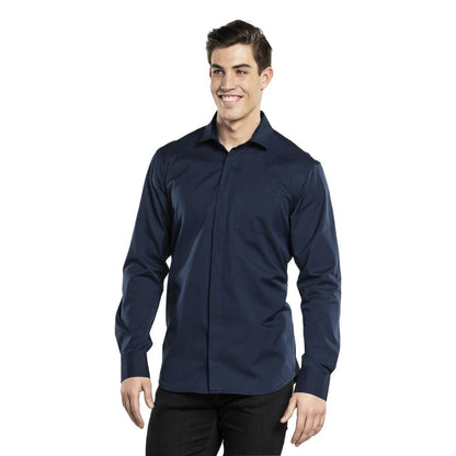BA135-XS Chaud Devant Heren Ufx Navy Overhemd Xs