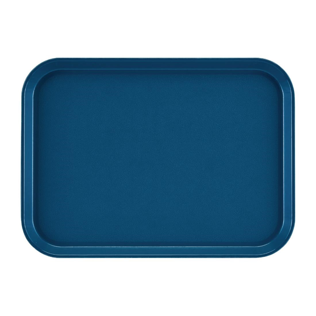DS517 Cambro epictread glasvezel rechthoekig antislip dienblad blauw 350mm