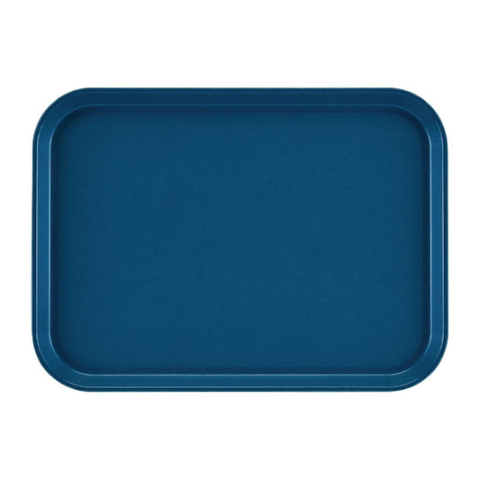 DS517 Cambro epictread glasvezel rechthoekig antislip dienblad blauw 350mm