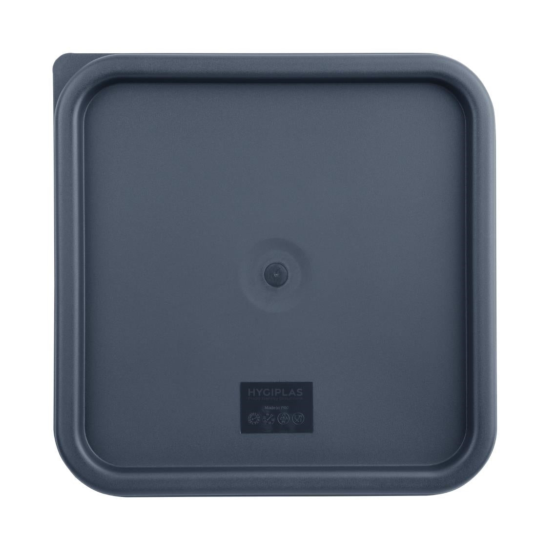 CF045 Hygiplas vierkant deksel blauw groot