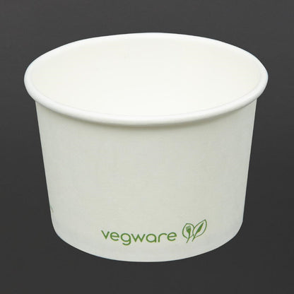 FC896 Vegware composteerbare bakjes voor warm voedsel 110ml (1000 stuks)