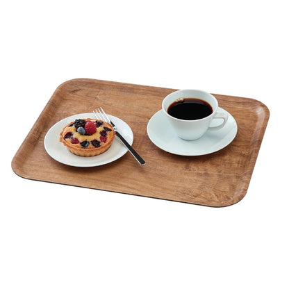 DR584 Cambro Madeira gelamineerd dienblad bruin olijf 43cm
