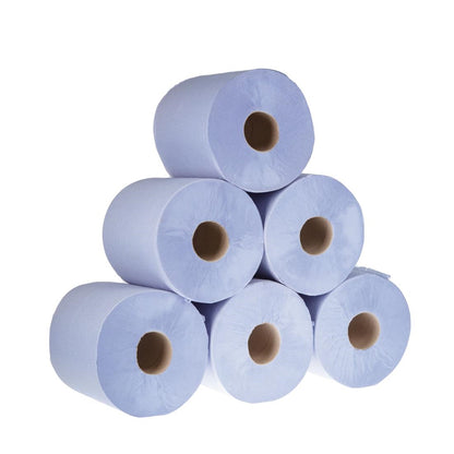 GD833 Jantex centrefeed handdoekrollen blauw (6 stuks)
