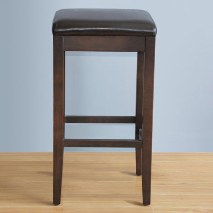GG648 Bolero hoge kunstlederen barkruk zwart (2 stuks)