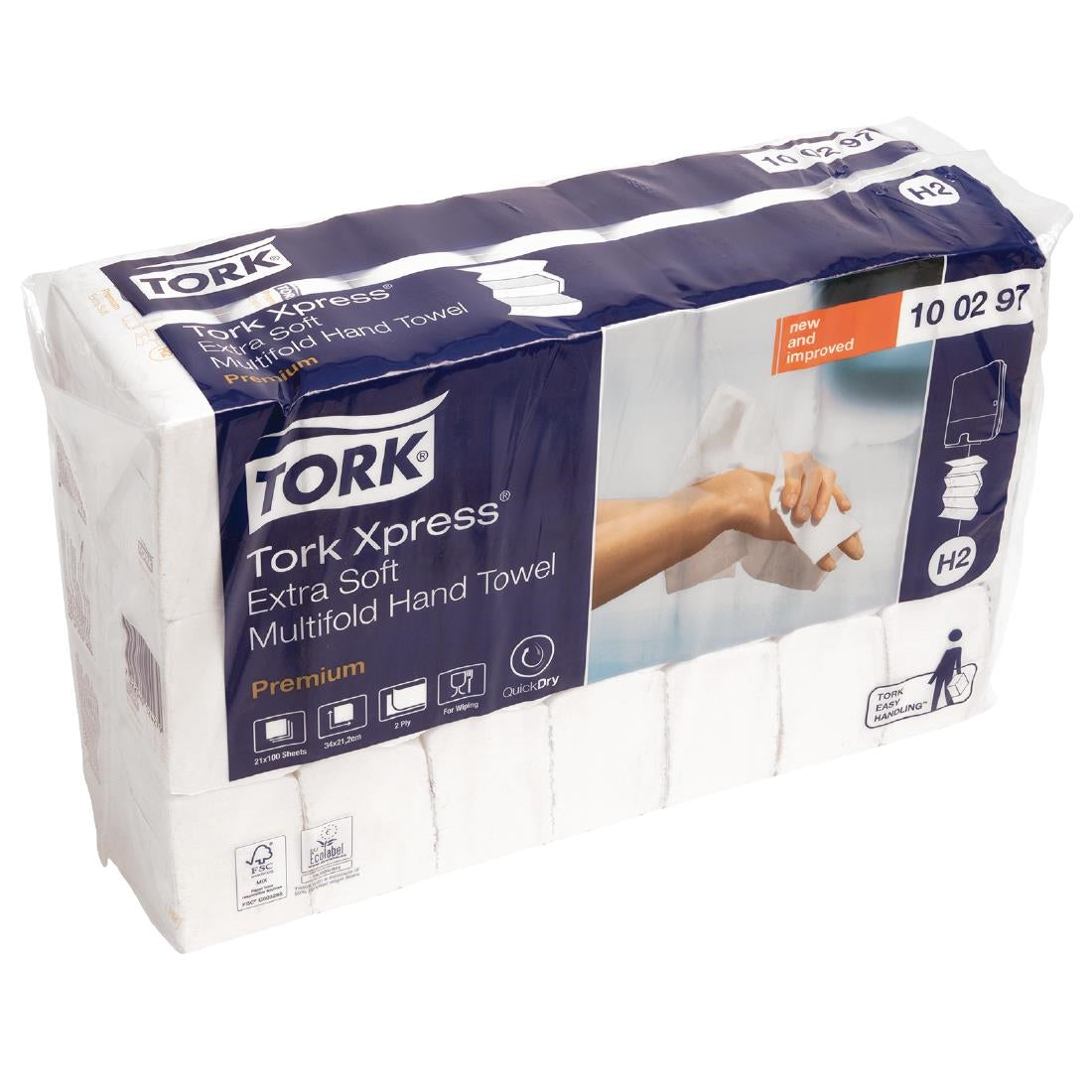 FA705 Tork Xpress multifold handdoeken 2-laags (2100 stuks)