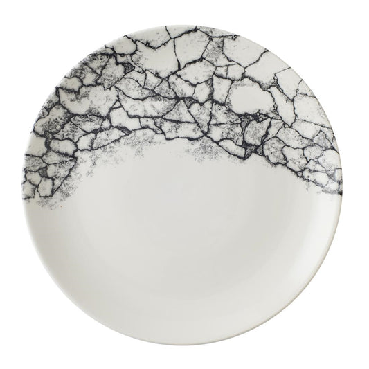 CU665 Churchill Kintsugi Accents Quartz Black Evolve Coupe Bord 26cm (12 stuks)