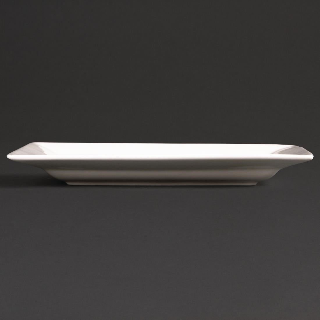 CD629 Olympia Lumina Rechthoekige Schalen Met Brede Rand 20x13cm (6 Stuks)
