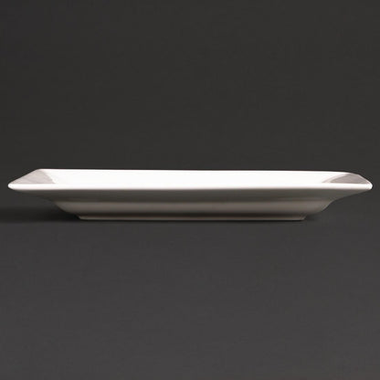 CD629 Olympia Lumina Rechthoekige Schalen Met Brede Rand 20x13cm (6 Stuks)