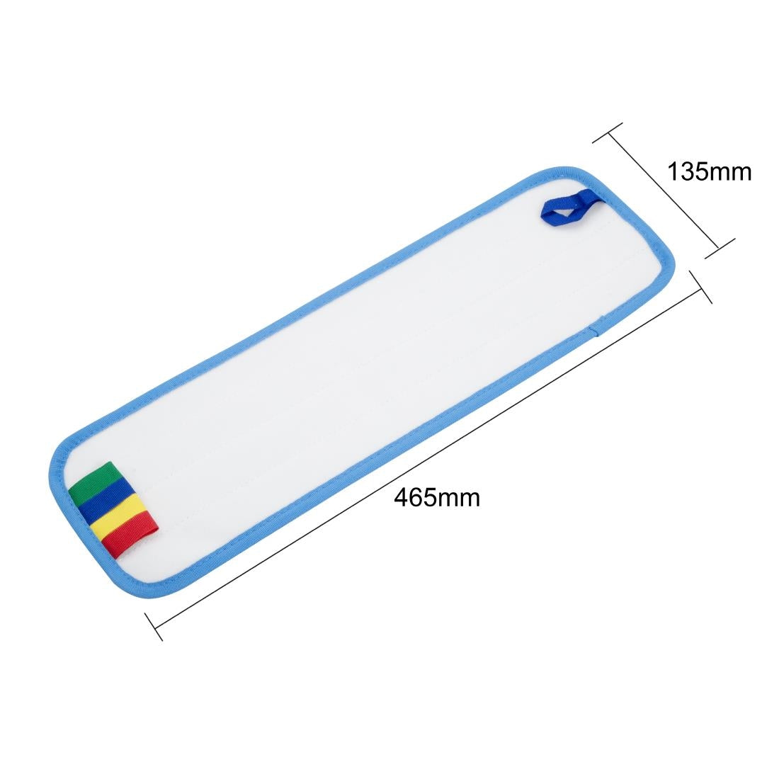 HX236 Jantex 400mm Platte Mop Hoofd Microvezel Pad