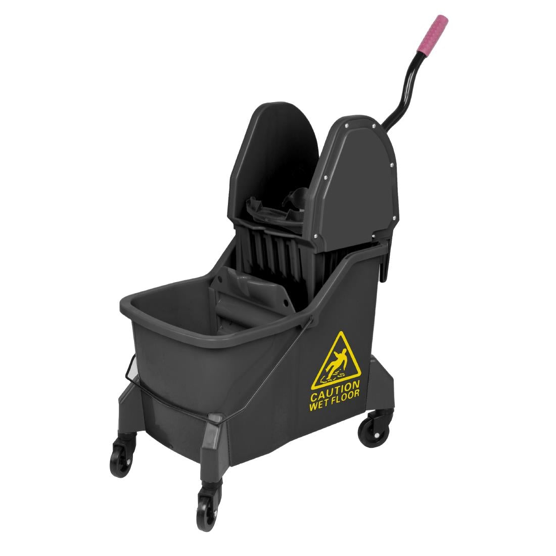 JB545 Jantex mopemmer met twee compartimenten en pers geel 30Ltr