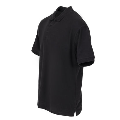 A735-L Unisex poloshirt zwart L