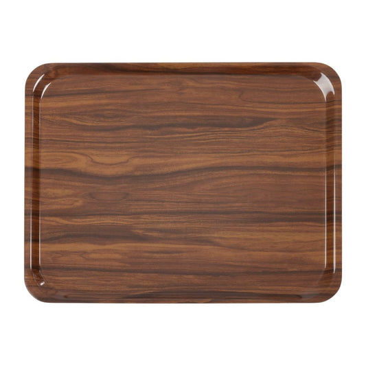 CL702 Cambro Capri Dienblad Walnoot 36X46cm (24 stuks)