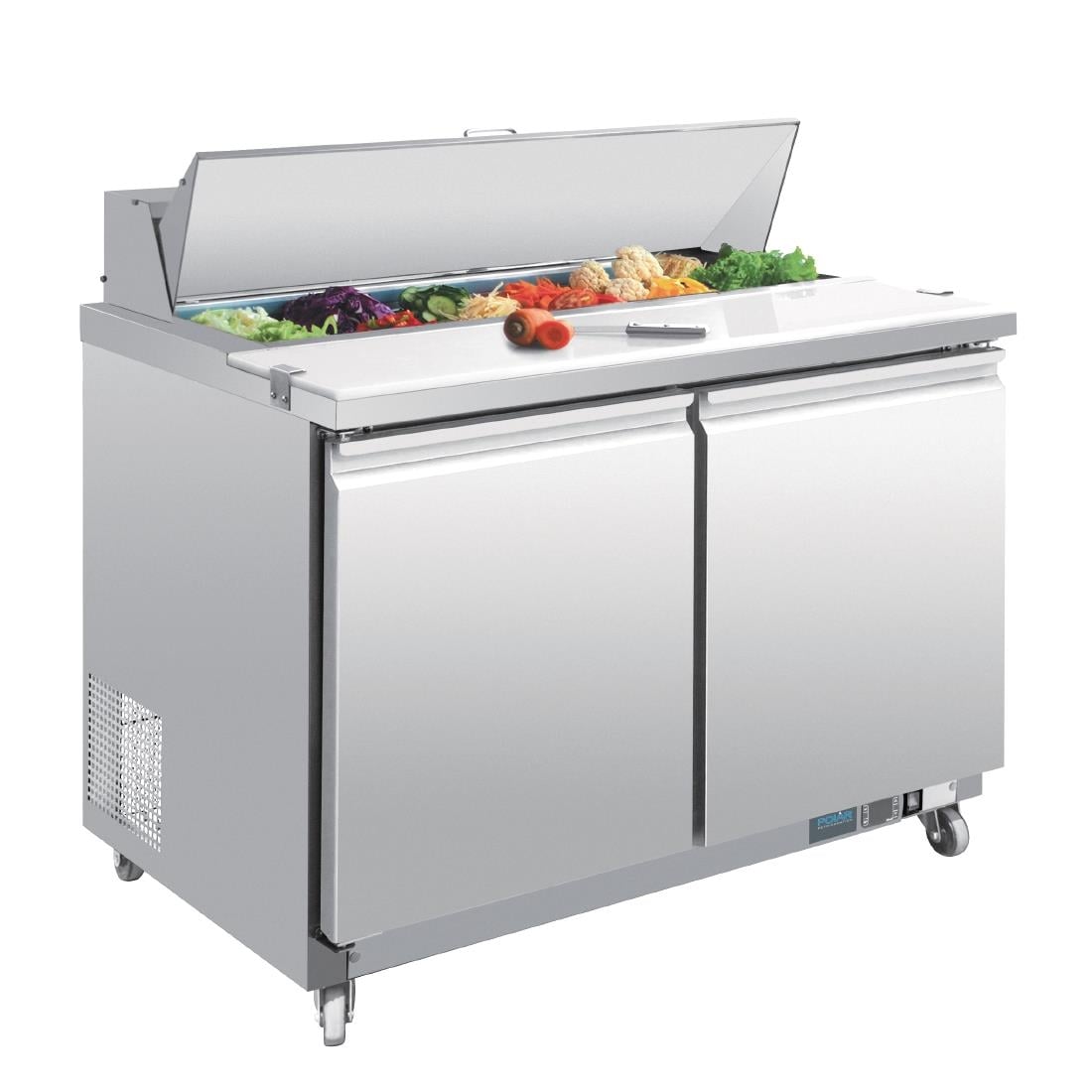 GD882 Polar U-serie 2-deurs gekoelde saladette 405L