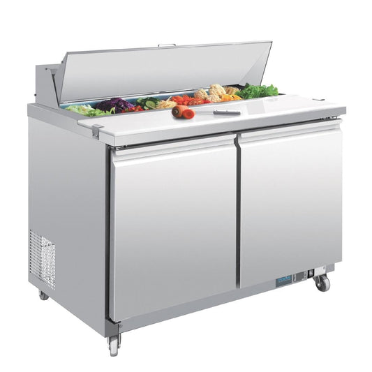 GD882 Polar U-serie 2-deurs gekoelde saladette 405L
