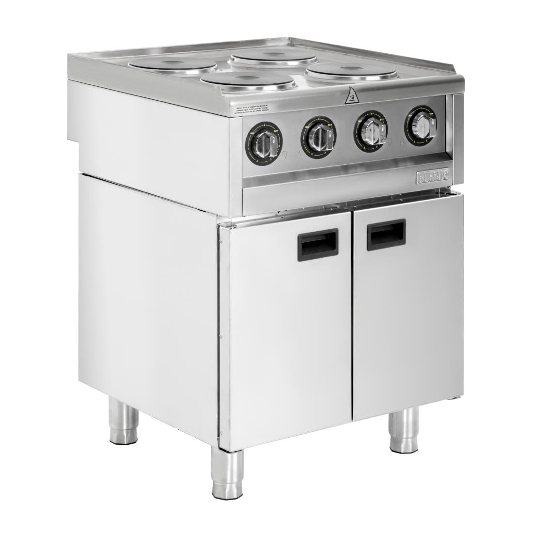 SA801 Buffalo 600 Serie Vrijstaand 4 Plaats Elektrische Kookplaat 7kW