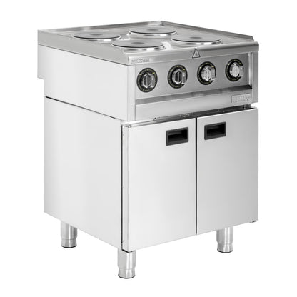 SA801 Buffalo 600 Serie Vrijstaand 4 Plaats Elektrische Kookplaat 7kW