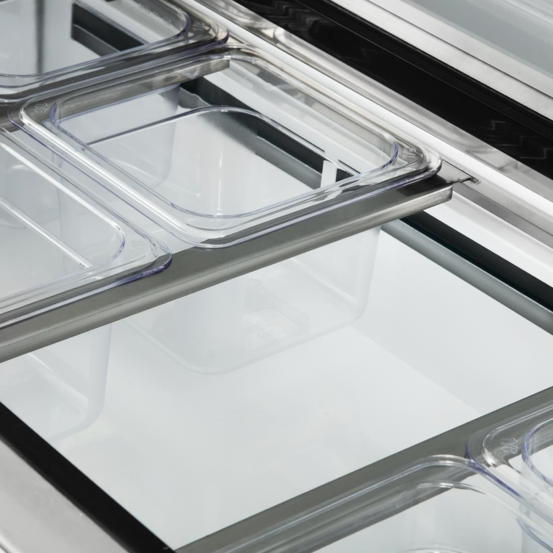 GD883 Polar U-serie 2-deurs gekoelde saladette 527L
