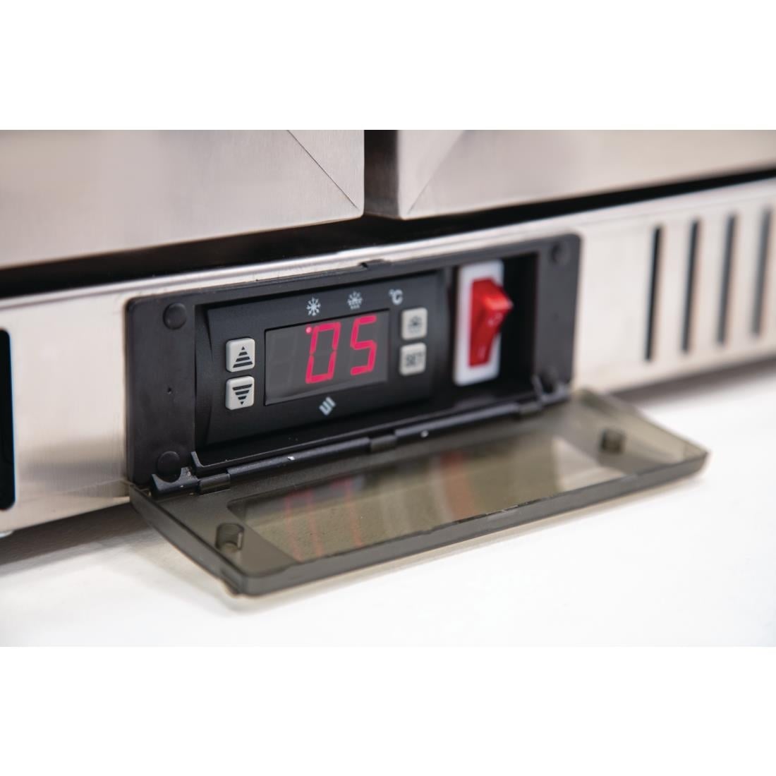 GL008 Polar G-serie 2-deurs barkoeling met klapdeuren RVS 208L