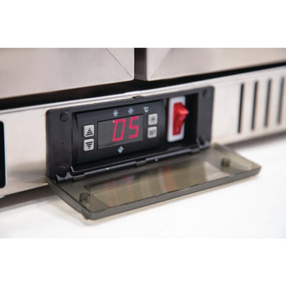 GL008 Polar G-serie 2-deurs barkoeling met klapdeuren RVS 208L