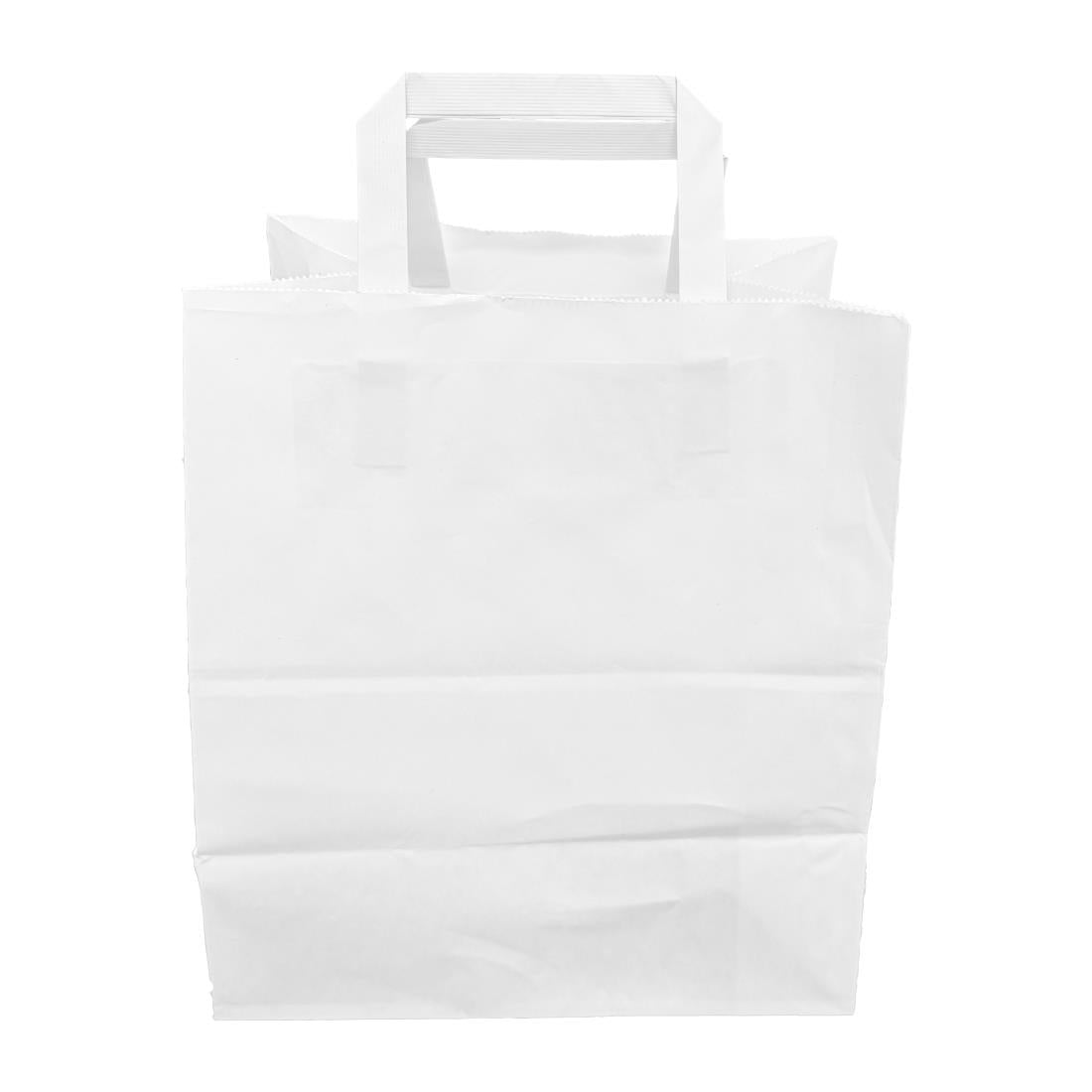 JA348 Fiesta recyclebare platte witte papieren tassen groot (250 stuks)