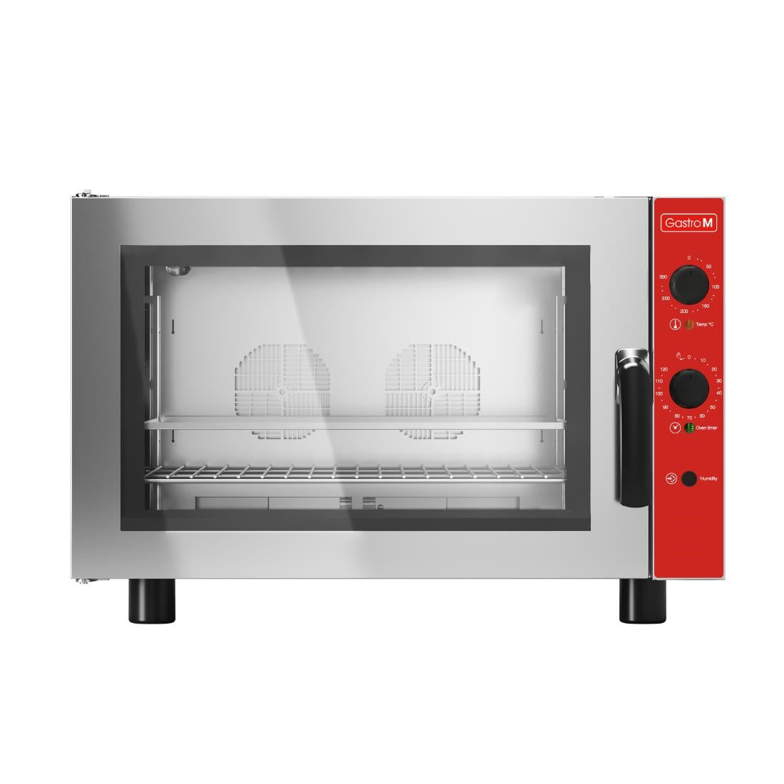 GR204 Gastro M elektrische bakkersoven met 4 roostervakken en neerklapbare deur 400V