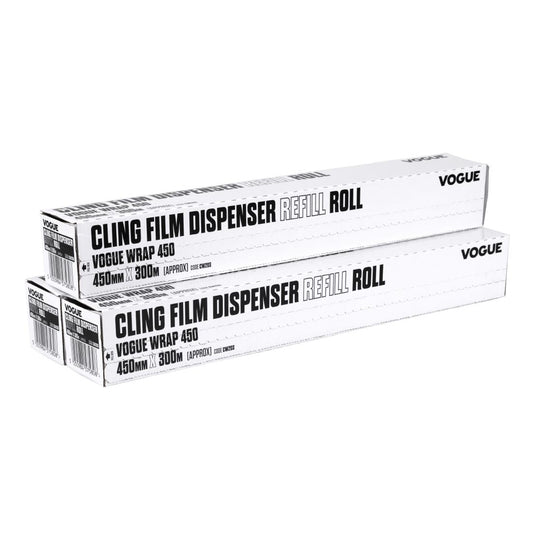 CW203 Vershoudfolie navulling voor Vogue Wrap450 dispenser - 45(B)cm x 300(L)m (3 stuks)