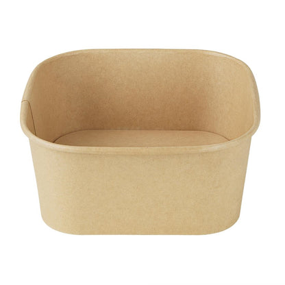 HW018 Fiesta Recycleerbare Vierkante Containerbodems 1400ml (300 stuks)
