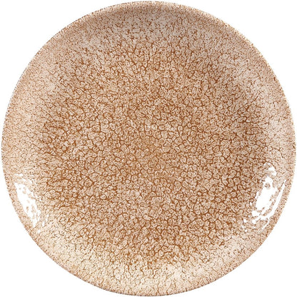 DR703 Churchill Raku Garnet Orange Evolve Coupe Bord 16.5cm (12 stuks)