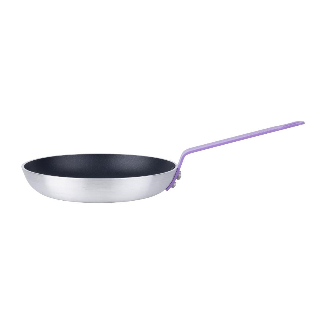 FB477 Hygiplas Teflon Platinum Plus anti-aanbak koekenpan 240mm groen paars