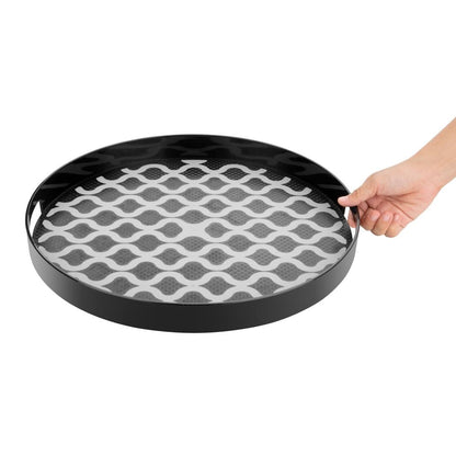 DP666 Olympia Kristallon Pc Rond Antislipblad Met Handgrepen - 405 mm 16"