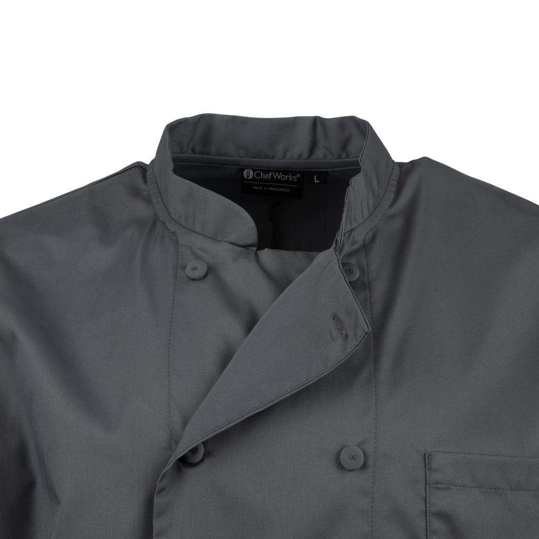 A934-M Chef Works unisex koksbuis grijs M