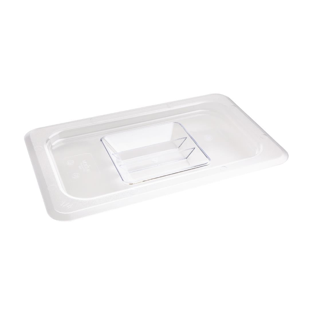 U247 Vogue polycarbonaat deksel transparant GN 1/4