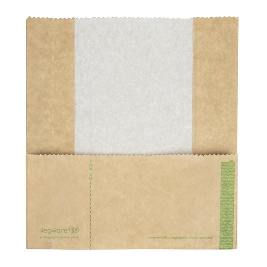 GH019 Vegware paninizakjes composteerbaar (500 stuks)