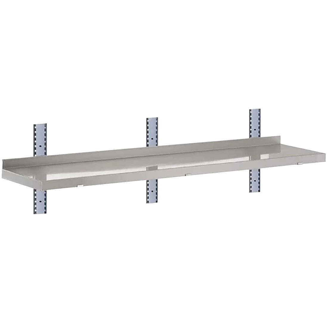 HZ759 Gastro-M Complete wandplank 1 niveau 160x40cm - volledige montageset (excl. schroeven)