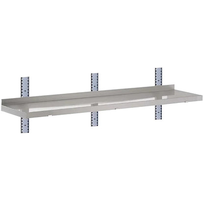 HZ759 Gastro-M Complete wandplank 1 niveau 160x40cm - volledige montageset (excl. schroeven)
