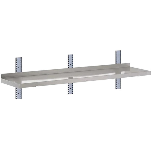 HZ759 Gastro-M Complete wandplank 1 niveau 160x40cm - volledige montageset (excl. schroeven)