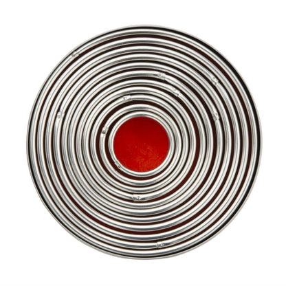 E013 Vogue set ronde uitsteekvormen 2,3 - 9(Ø)cm (11 stuks)