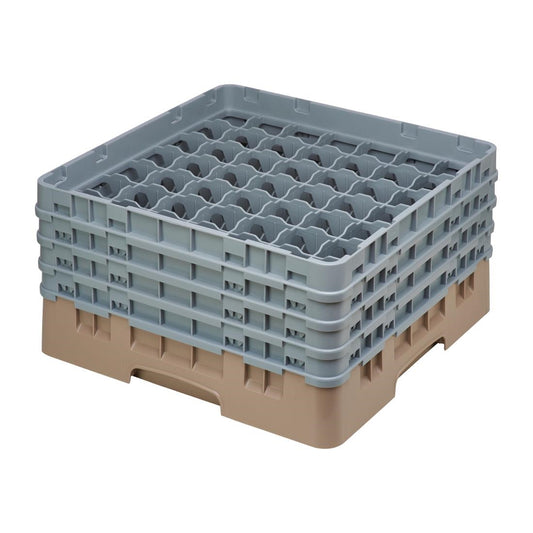 DE799 Cambro Camrack vaatwaskorf met 49 compartimenten max. glashoogte 21,5cm