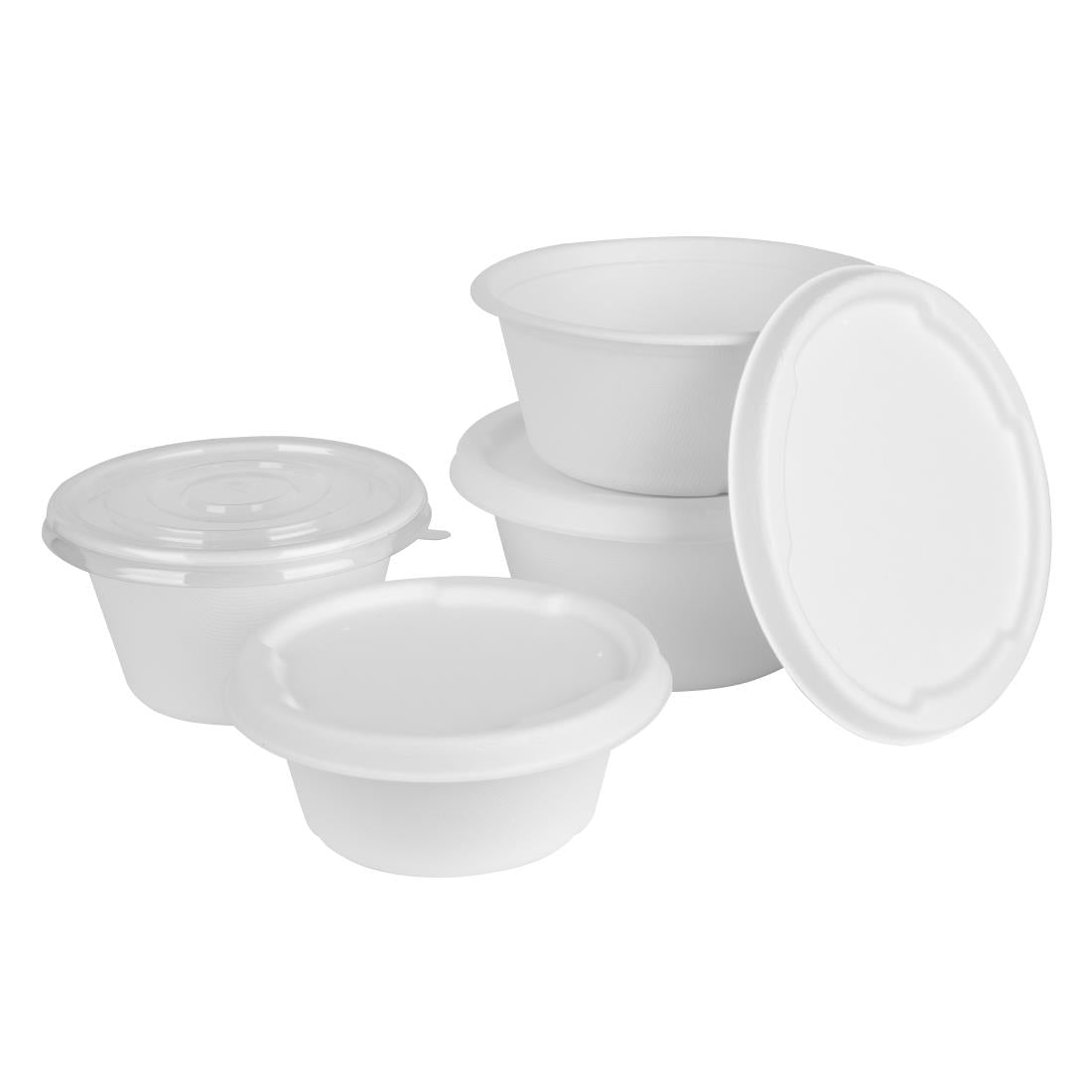 HW024 Fiesta Composteerbare Suikerriet Kom 900ml (50 stuks)