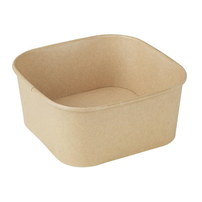 HW018 Fiesta Recycleerbare Vierkante Containerbodems 1400ml (300 stuks)
