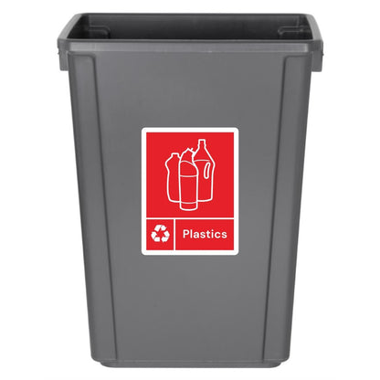 JB492 Jantex Slim Bin Label - Kunststoffen