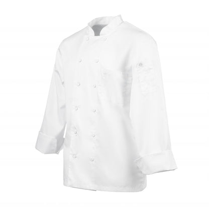 B649-XXL Chef Works Calgary Cool Vent unisex koksbuis wit XXL