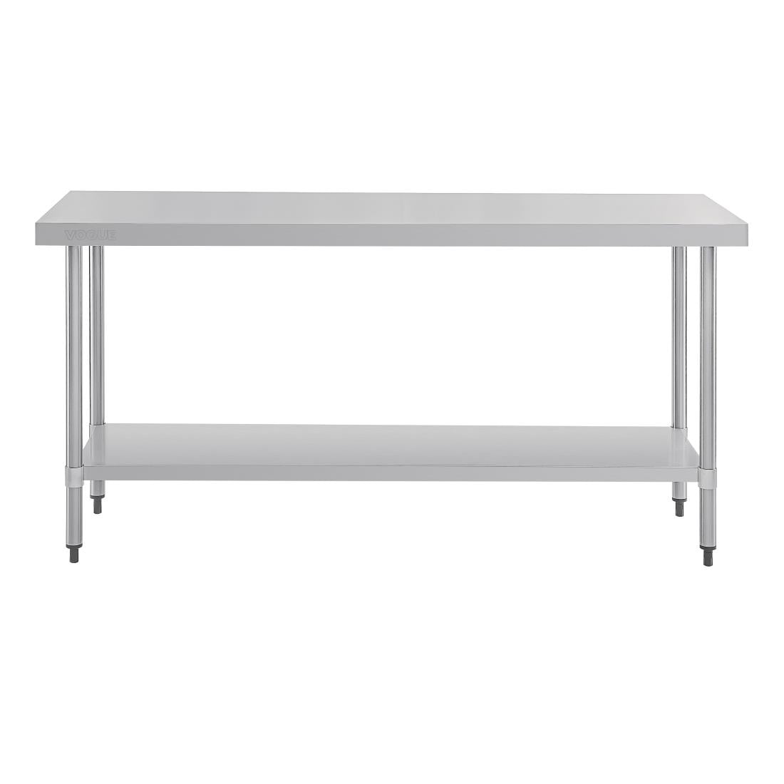 T378 Vogue RVS werktafel zonder achteropstand 90x180x60cm