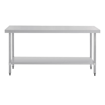 T378 Vogue RVS werktafel zonder achteropstand 90x180x60cm