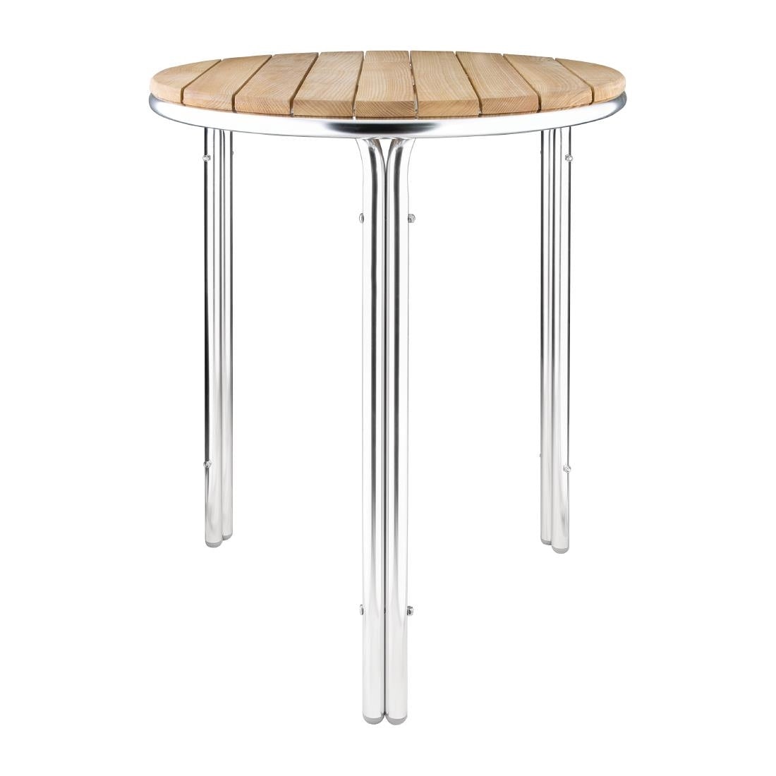 GL981 Bolero essen en aluminium tafel rond 60cm
