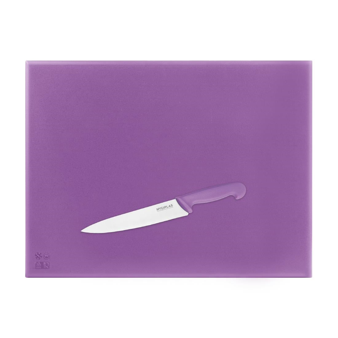 FX104 Hygiplas HDPE snijplank paars - 600x450x25mm
