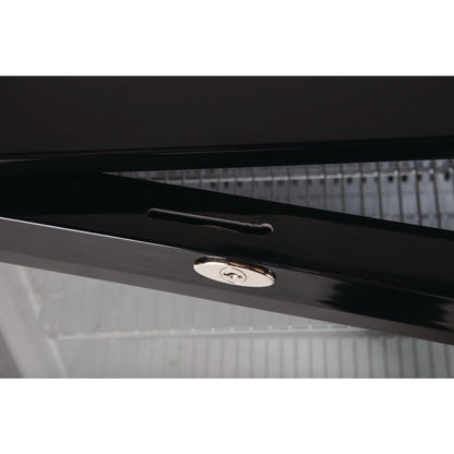 GL002 Polar G-serie 2-deurs barkoeling met klapdeuren zwart 208L