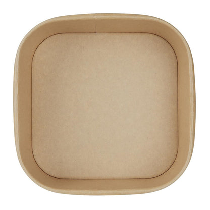 HW017 Fiesta Recycleerbare Vierkante Container Basissen 1200ml (300 stuks)
