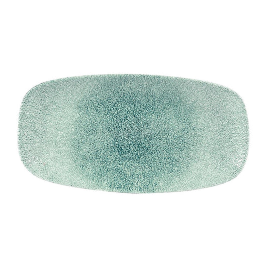 DW405 Churchill Raku Jade Green Chefs Ovaal Bord 29.8 x 15.2cm (12 stuks)